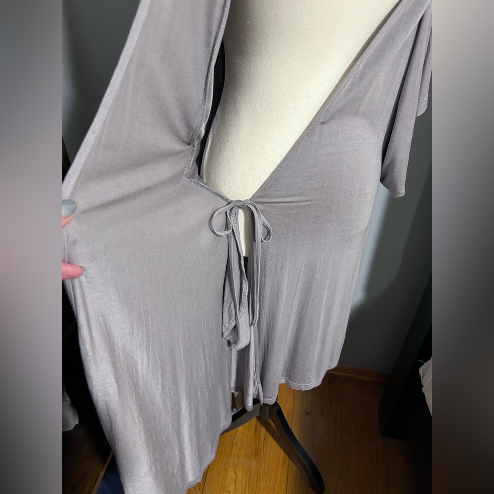 Barefoot Dreams Luxe Knit Jersey Robe - Picture 6 of 9